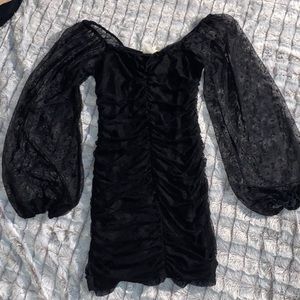 Peach Love Long Sleeve Mini Dress